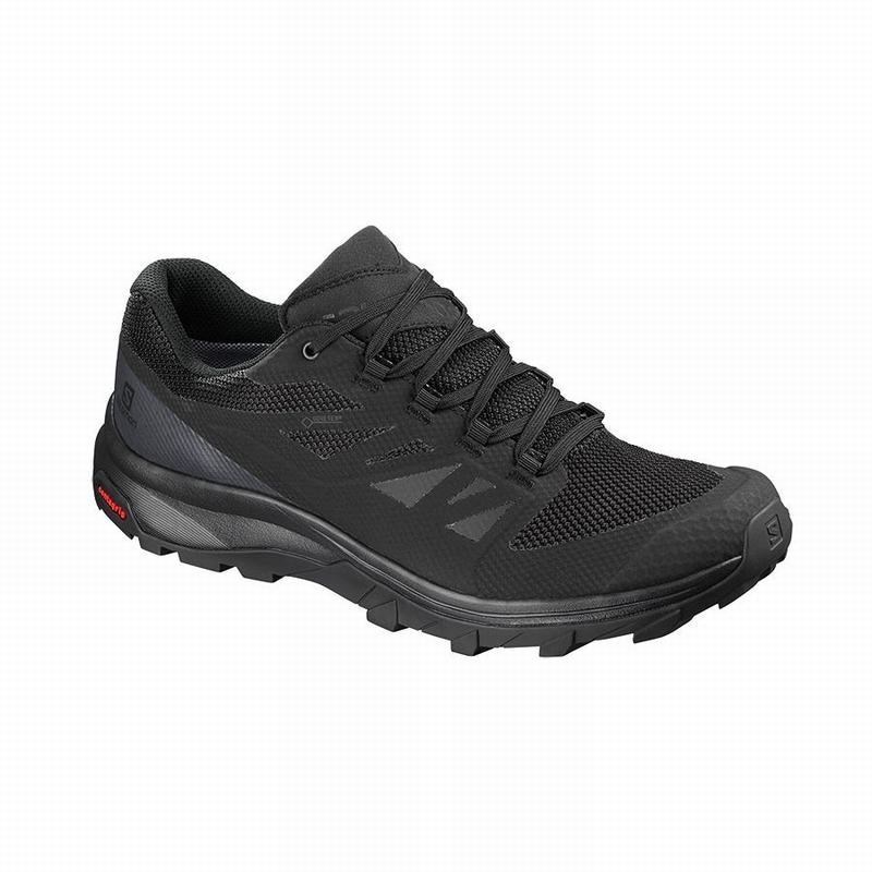 Chaussures De Randonnée Salomon Homme Noir - Salomon OUTLINE GORE-TEX - France (9428-UFJLG)